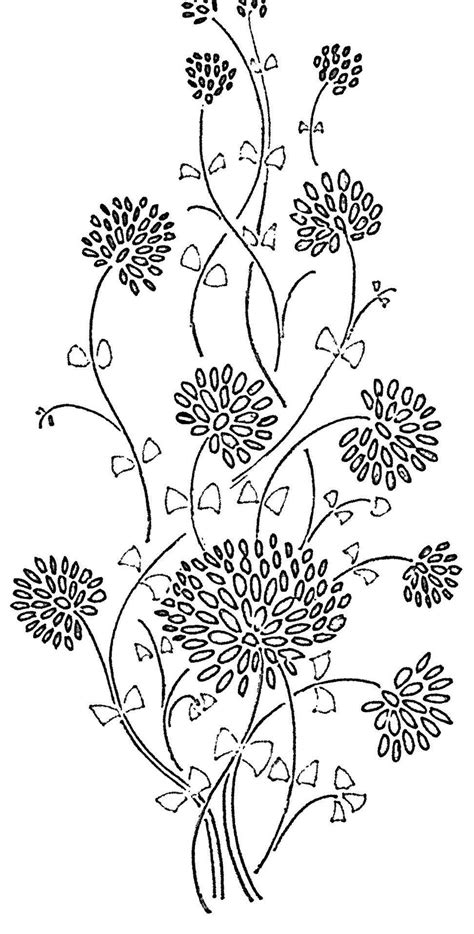 Printable Floral Print Embroidery Patterns