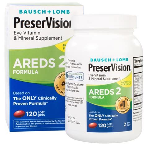 Preservision Areds Formula Eye Vitamin Mineral Supplement Softgels Ea Ctc Health