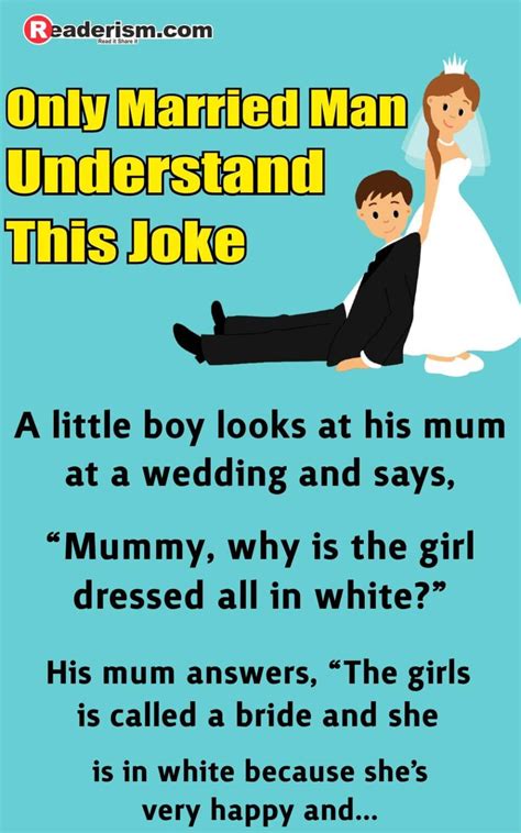 Only Married Man Understand This Joke Funny Readerism Jokes