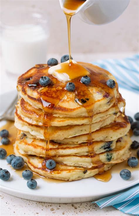 Fluffy Blueberry Pancakes The Best Cooking Classy