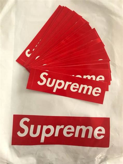 Supreme Supreme Box Logo Sticker 1 Each Grailed