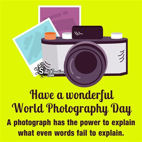 World Photography Day Wishes Quotes