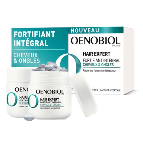 Oenobiol Hair Expert Fortifiant Integral Lot De 2x60 Comprimes