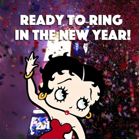Pin By E♥r♥i♥c♥a 🌸 🍀 On Betty Boop Animated Cartoon Characters Happy New Year Greetings