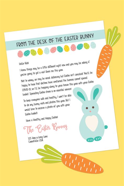 Free Printable Letters From The Easter Bunny