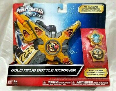 Power Rangers Ninja Steel Gold Ninja Battle Morpher With Ninja Stars