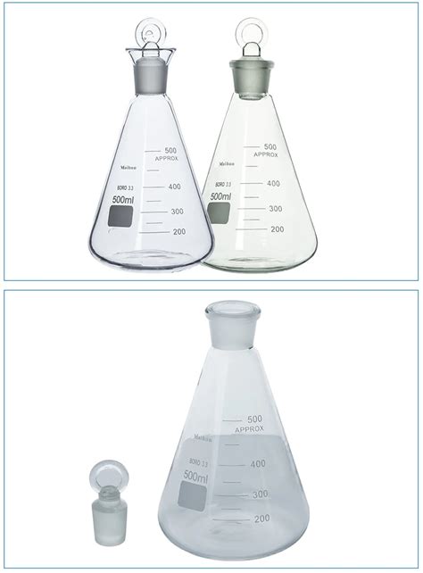 5000ml Straight Mouth Conical Flask Of High Quality Borosilicate Glass