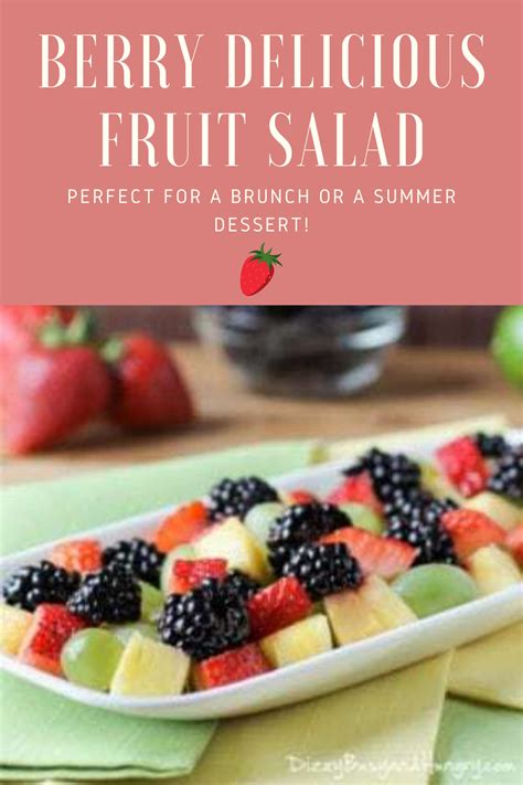 Berry Fruit Salad Recipe Delicious Fruit Fruit Recipes Healthy