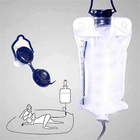 Buy Reusable Home Enema Kit ML Enama Bag Kit For Colon Cleaning Douche Bag Colon Douche