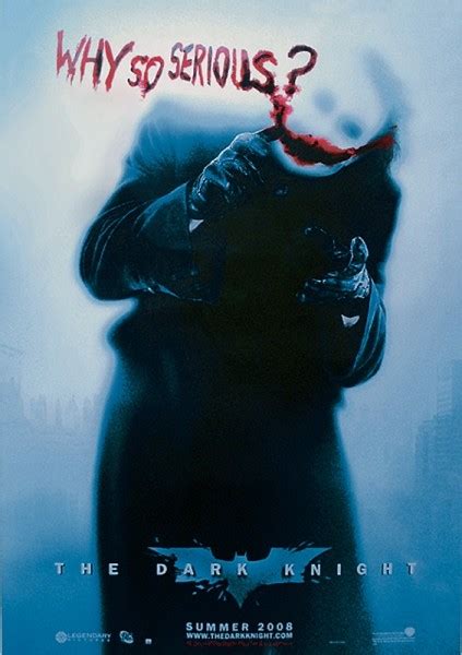 Batman The Dark Knight Joker Why So Serious Heath Ledger Poster
