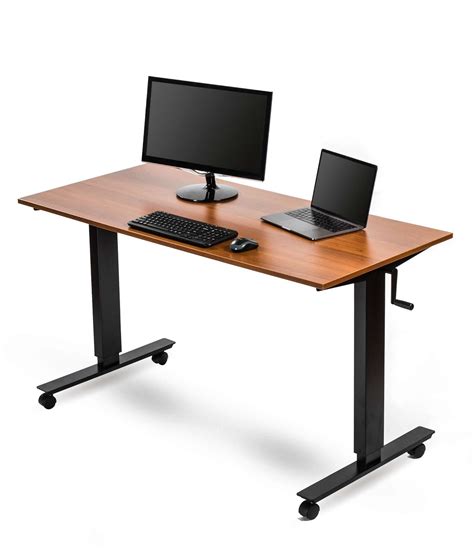 Stand Up Desk Store Crank Adjustable Height Rolling Standing Desk ...