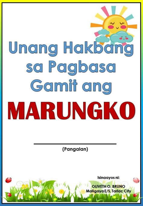 Solution Unang Hakbang Sa Pagbasa Gamit Ang Marungko Studypool