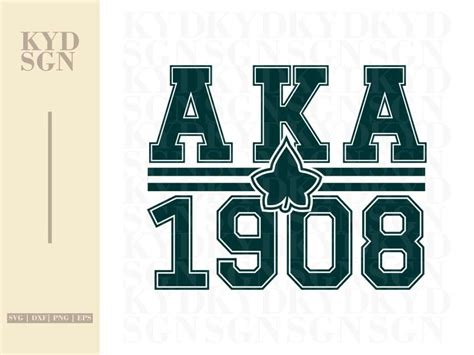 Alpha Kappa Alpha Sorority SVG Greek Letters SVG Vectorency Mail
