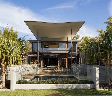 pittwater pool pavilion contemporary house exterior sydney by walter barda design houzz uk