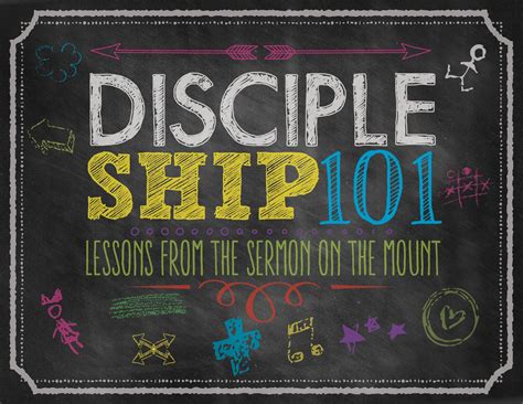 Discipleship 101 Lessons From The Sermon On The Mount