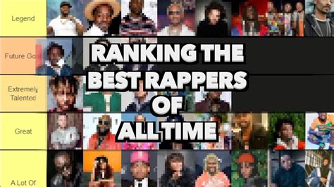Rapper Tier List Ranking The Best Rappers 90s 2021 Youtube