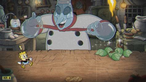 Chef Saltbaker Boss Fight Final Boss Cuphead DLC YouTube