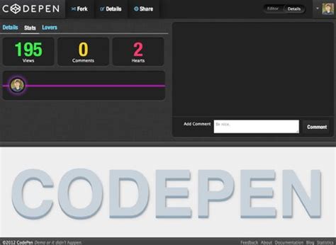 Meet Codepen Dribbble For Coders Design Shack