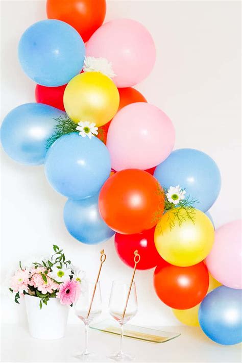 Easy Diy Balloon Garland Bespoke Bride Wedding Blog