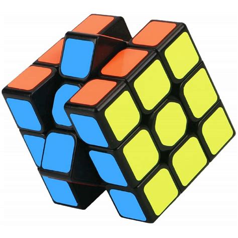 3x3 Speed Magic Cube Rubix 56cm Smooth Fast Turn Original Rubic Cube Black Shopee Singapore