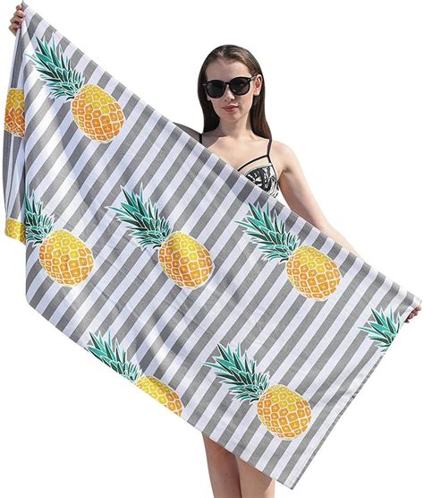 Beach Towel Oversized Ultra Soft Microfiber Beach Towels For Adults
