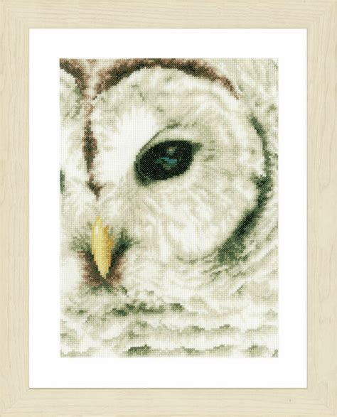 Snowy Owl Close Up Cross Stitch Kit Only £3850