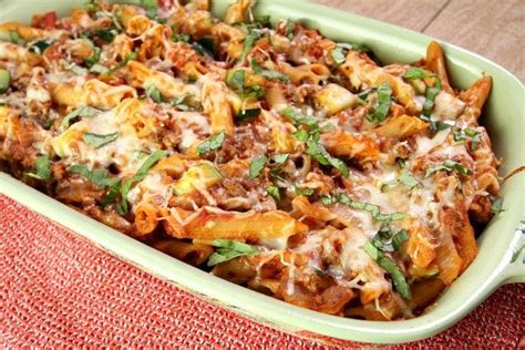 Cheesy Beef And Pasta Casserole Recipe Girl