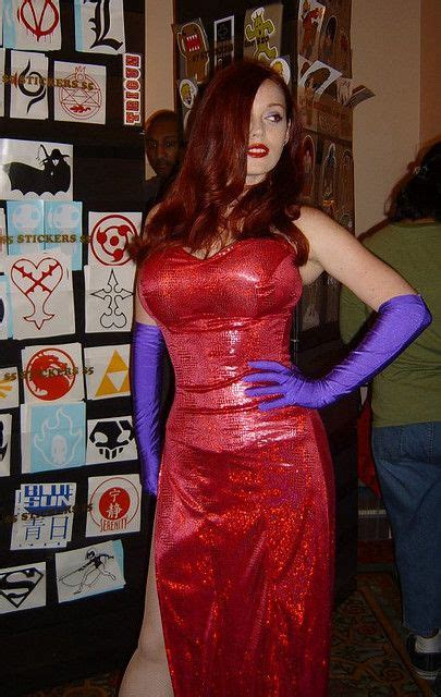 Jessica Rabbit Sparkly Red Dress Cosplay Woman Fancy Dress Costumes