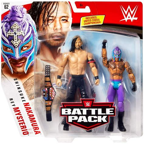 Wwe Wrestling Series 62 Rey Mysterio And Shinsuke Nakamura Action Figure