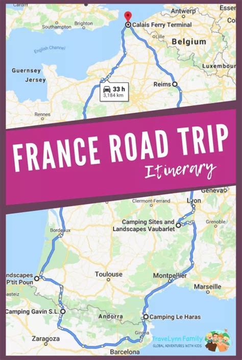 Our France Road Trip Itinerary For A Summer Camping With Kids Away