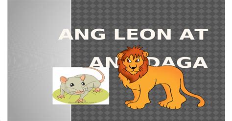 Ang Leon At Ang Daga Kwentong Pambata Pinoy Animation Youtube