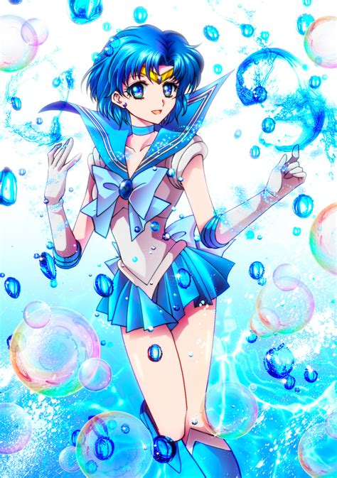 Safebooru 1girl Bishoujo Senshi Sailor Moon Blue Boots Blue Bow Blue Eyes Blue Hair Blue Skirt