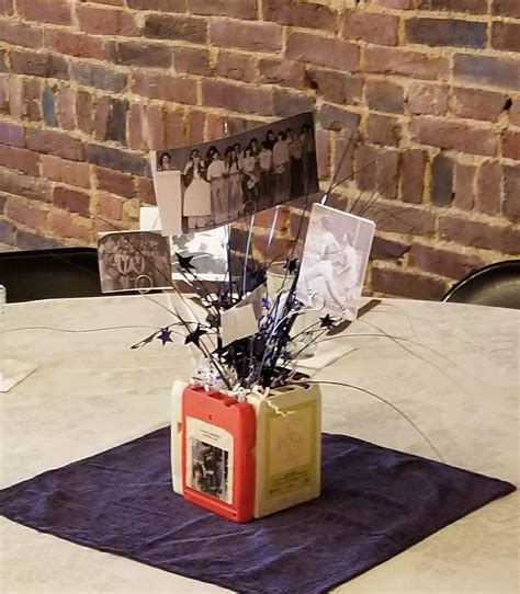 Centerpieces I Made For 40th Class Reunion In 2023 Class Reunion