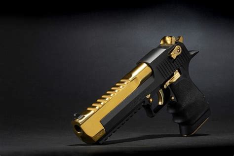 Black And Titanium Gold Desert Eagle ArmsVault
