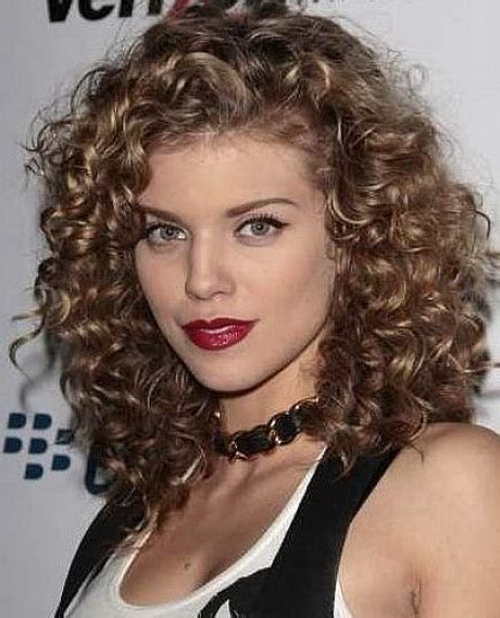 That leaves the shorter front pieces, which can be styled like charlize theron's brushed curls, with one side tucked behind the ear. Medium length naturally curly hairstyles