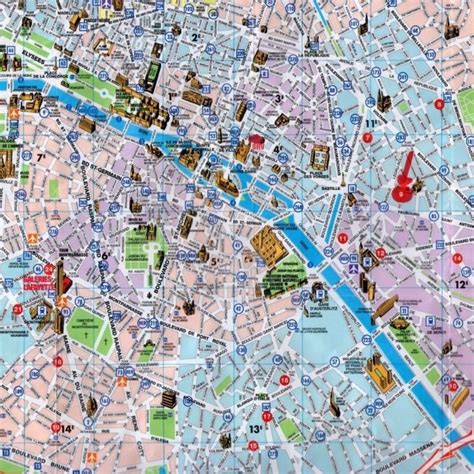 Printable Map Of Paris