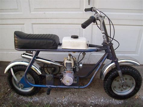 Vintage Kawasaki Coyote Mb1 Mini Bike Two Stroke Model