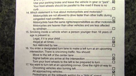 When you drive through a construction zone, you should: California DMV test Jan 2013 - YouTube
