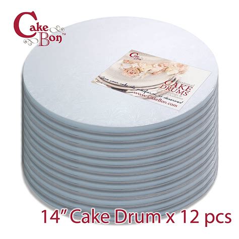 Cake Drums Round 14 Inches White Sturdy 12 Inch Thick