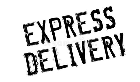 Express Delivery Rubber Stamp Stock Illustration Illustration Of
