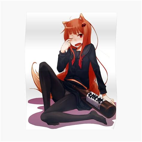 horo spice and wolf poster by virael redbubble