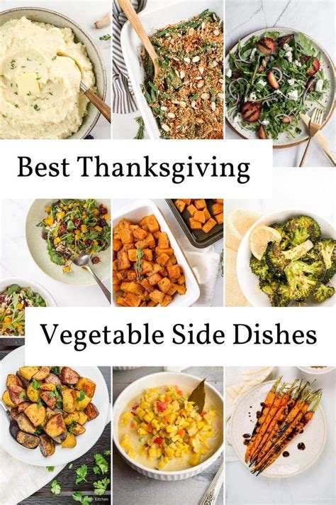 A Collage Of Thanksgiving Side Dishes With The Words Best Thanksgiving