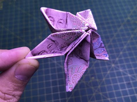 Hướng Dẫn Cách Làm Hoa 5 Cánh Bằng Tiền Giấy Money Origami Flower Easy