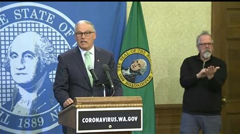 Watch Live Washington Governor Gives Coronavirus Update May 8 2020