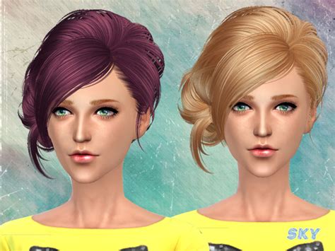 The Sims Resource Hairstyle 113 By Skysims Sims 4 Hairs