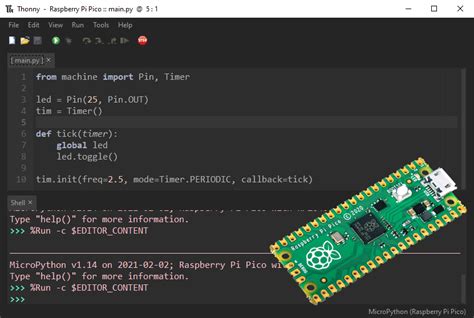 Set Up Raspberry Pi Pico For MicroPython One Transistor