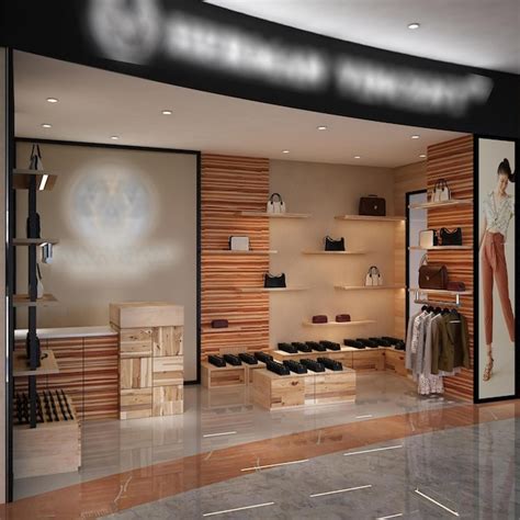 Premium Photo Modern And Luxury Counter Retail Shop Interior Design