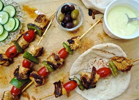 The Briny Lemon Grilled Lebanese Chicken Kebabs With Garlic Sauce