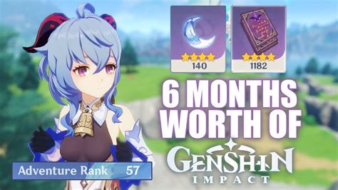 I Spent 6 Months Grinding Genshin Impact Heres What My Account