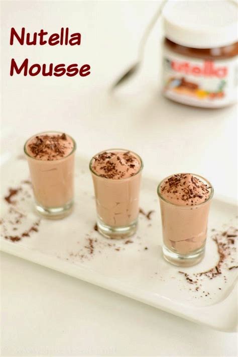 Spicy Treats Nutella Mousse Recipe Eggless Nutella Mousse